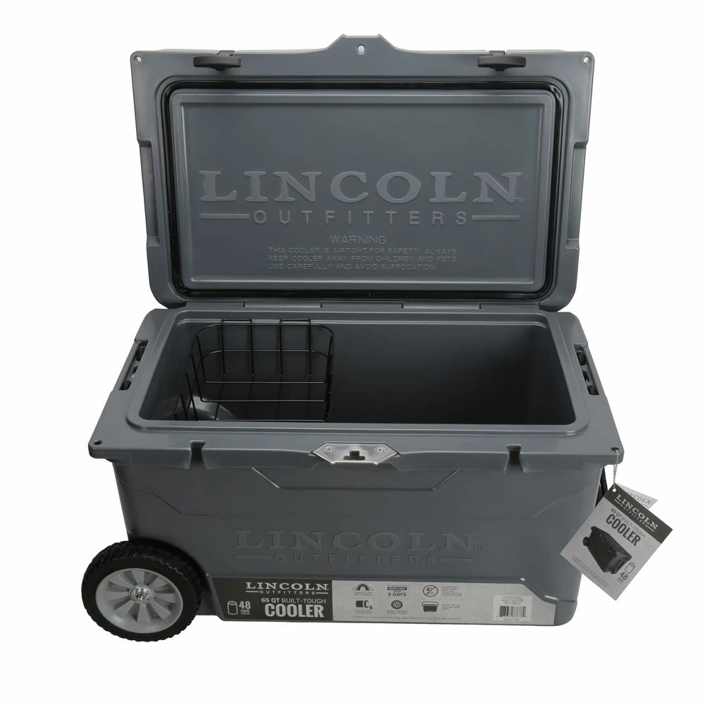 Promo 🎁 Lincoln Outfitters 65 Quart High Performance Cooler, Grey - 87-676-0204 - Coolers 😉 3 Promo 🎁 Lincoln Outfitters 65 Quart High Performance Cooler, Grey - 87-676-0204 - Coolers 😉 - Image 3