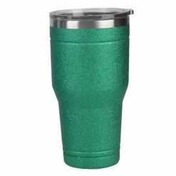 Best Pirce ✨ Lincoln Outfitters 30oz. Stainless Tumbler Glitter Green - 87-407-0204 - Water Bottles & Hydration ❤️