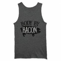 New 😍 Lincoln Outfitters Men's Body By Bacon Sleeveless T-Shirt - LOT-91 - T-Shirts ✨