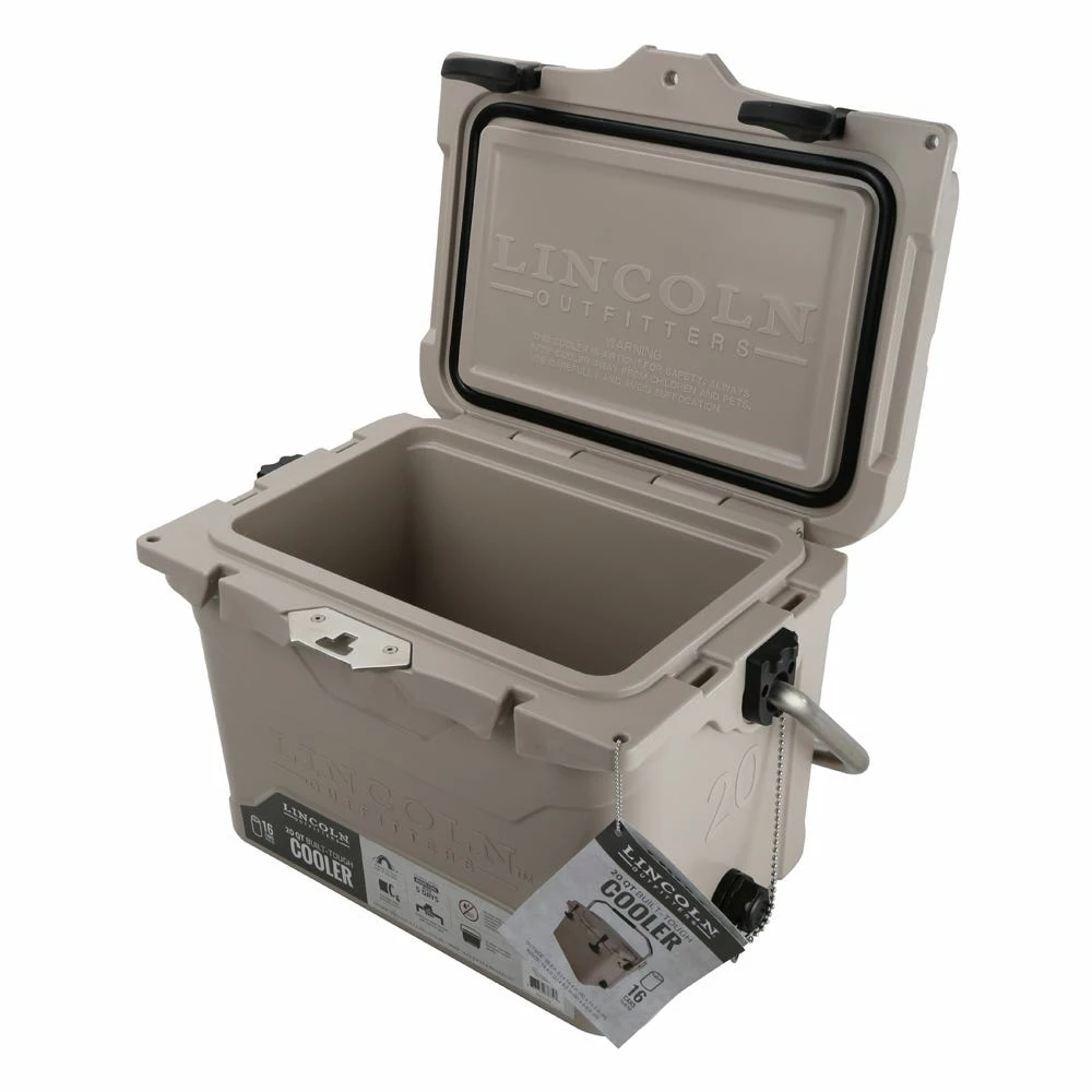 Discount 🎁 Lincoln Outfitters 20 Quart High Performance Cooler, Tan - 87-674-0204 - Coolers 🛒 4 Discount 🎁 Lincoln Outfitters 20 Quart High Performance Cooler, Tan - 87-674-0204 - Coolers 🛒 - Image 4