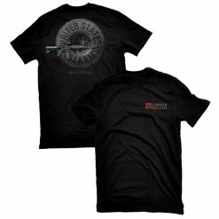 Deals 🔔 Lincoln Outfitters Men's Short Sleeve United States Firearms Design T-Shirt Black - LO-138 - T-Shirts 🎉