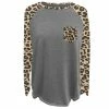 Top 10 😉 Lincoln Outfitters Ladies Long Sleeve Leopard Pocket Raglan Fashion T-Shirt - LO-LFRPK-01 - Long Sleeve Shirts Women's ❤️