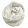 Budget 🤩 Lincoln Outfitters Women's Frosted Sherpa Eternity Scarf Light Gray - P22977-GR - Women's Eternity Scarfs 🥰