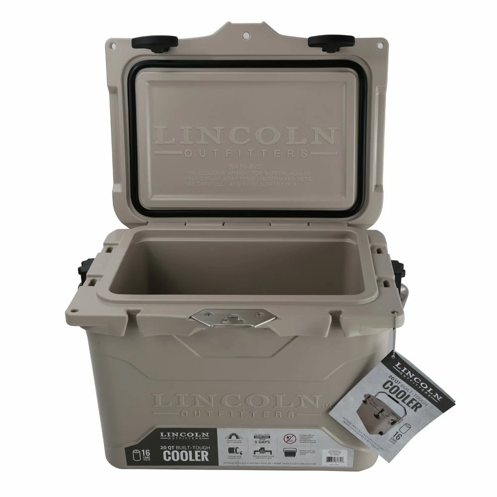 Discount 🎁 Lincoln Outfitters 20 Quart High Performance Cooler, Tan - 87-674-0204 - Coolers 🛒 3 Discount 🎁 Lincoln Outfitters 20 Quart High Performance Cooler, Tan - 87-674-0204 - Coolers 🛒 - Image 3
