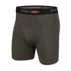 Best Pirce 🤩 Barn Door by Lincoln Outfitters Crew Cab Cotton Boxers Green - XLO9787-377 - Boxer Briefs 🔔