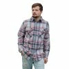New 😀 Lincoln Outfitters Men's Big and Tall Brawny Flannel Cloud Heather LOFB-E0400CLDBT - Long Sleeve 🌟 Shirts ⭐