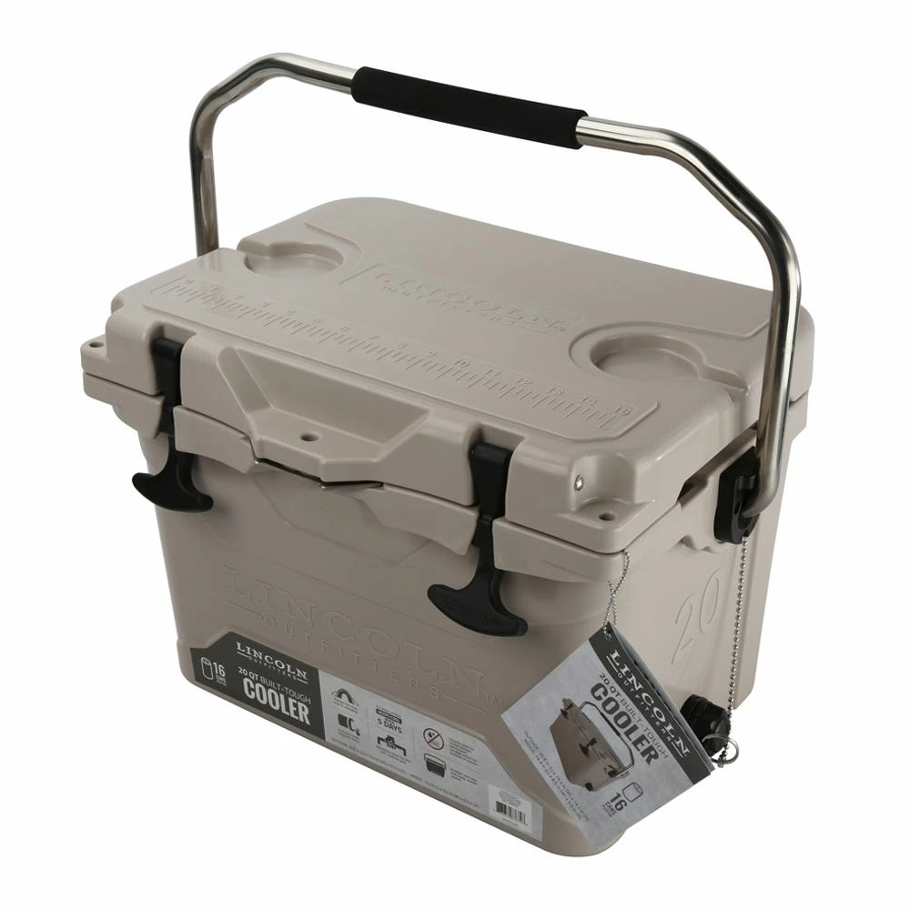 Discount 🎁 Lincoln Outfitters 20 Quart High Performance Cooler, Tan - 87-674-0204 - Coolers 🛒 1 Discount 🎁 Lincoln Outfitters 20 Quart High Performance Cooler, Tan - 87-674-0204 - Coolers 🛒