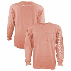 Cheap 🌟 Lincoln Outfitters Men's Heavyweight Long Sleeve Pocket Graphic Tee Canyon Sunset Dark Heather - LOLSPK-01-CSDH - Long Sleeve Shirts ✔️