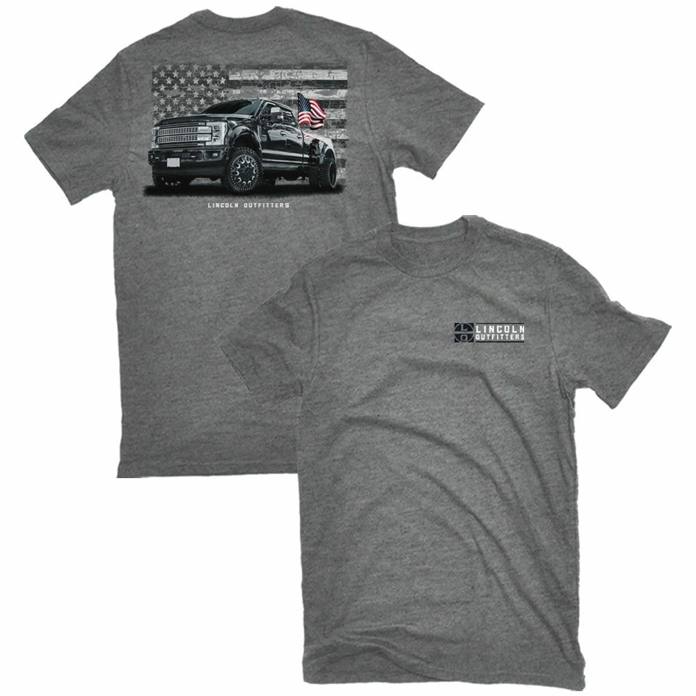 Wholesale ❤️ Lincoln Outfitters Men's Short Sleeve Dually Truck T-Shirt Graphite Heather - LO-140GH - T-Shirts ❤️ 1 Wholesale ❤️ Lincoln Outfitters Men's Short Sleeve Dually Truck T-Shirt Graphite Heather - LO-140GH - T-Shirts ❤️