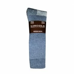 Coupon 🛒 Lincoln Outfitters Men's Big Bertha Merino Wool Sock Charcoal - L844-CH - Socks ✨