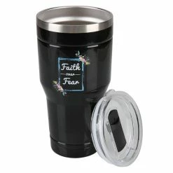 Best deal 🥰 Lincoln Outfitters "Faith Over Fear" 30 oz. Religious Tumbler, Black - 89-631-0204 - Tumblers 🎁 -Lincoln Outfitters Shop ecd9e88d91543e4537744a2515cb69b7d7d527c8 32631054 3