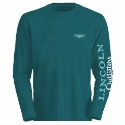 Flash Sale 🤩 Lincoln Outfitters Ladie's Long Sleeve Logo Shirt, Pacific - LO-LLS708-P - Long Sleeve Shirts Women's 🌟