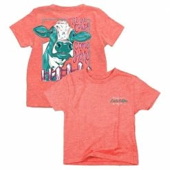 Best Sale ✨ Lincoln Outfitters Youth Girl's Till the Cows Come Home Short Sleeve T-Shirt - LOY-22 - T-Shirts ✨