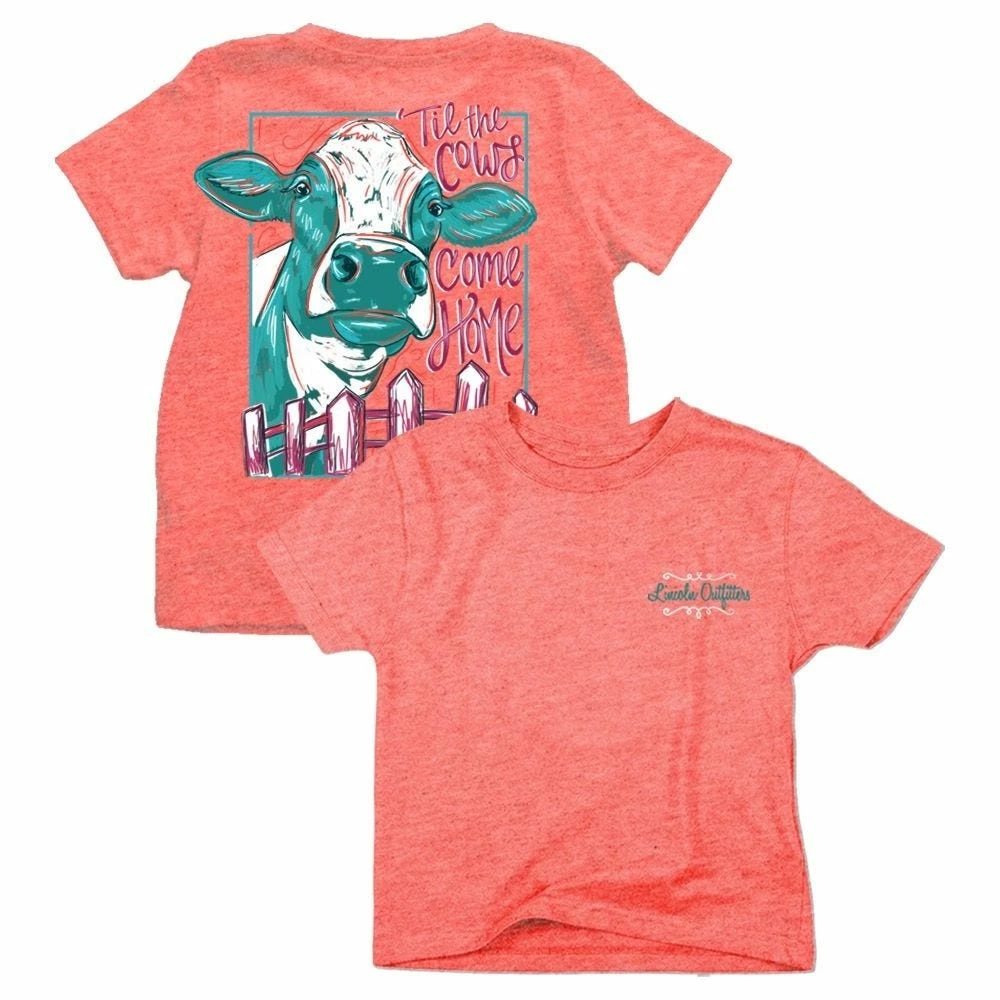 Best Sale ✨ Lincoln Outfitters Youth Girl's Till the Cows Come Home Short Sleeve T-Shirt - LOY-22 - T-Shirts ✨ 1 Best Sale ✨ Lincoln Outfitters Youth Girl's Till the Cows Come Home Short Sleeve T-Shirt - LOY-22 - T-Shirts ✨
