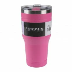 Outlet 🛒 Lincoln Outfitters 30 Oz. Tumbler Pink 87-956-0204 - Water Bottles & Hydration ⌛