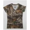 Budget ⌛ Lincoln Outfitters 🧨 Women's Realtree Short Sleeve T-Shirt - LO202 - T-Shirts ✔️